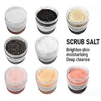 Kokosolie Havsalt Bodyscrub, Eksfolierende & Fugtgivende Shower Scrub, Til ru og ujævn hud, Massage Body Scrub