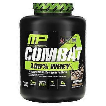 MusclePharm, Combat 100% Whey Protein, Cappuccino, 5 lb (2,24 kg)