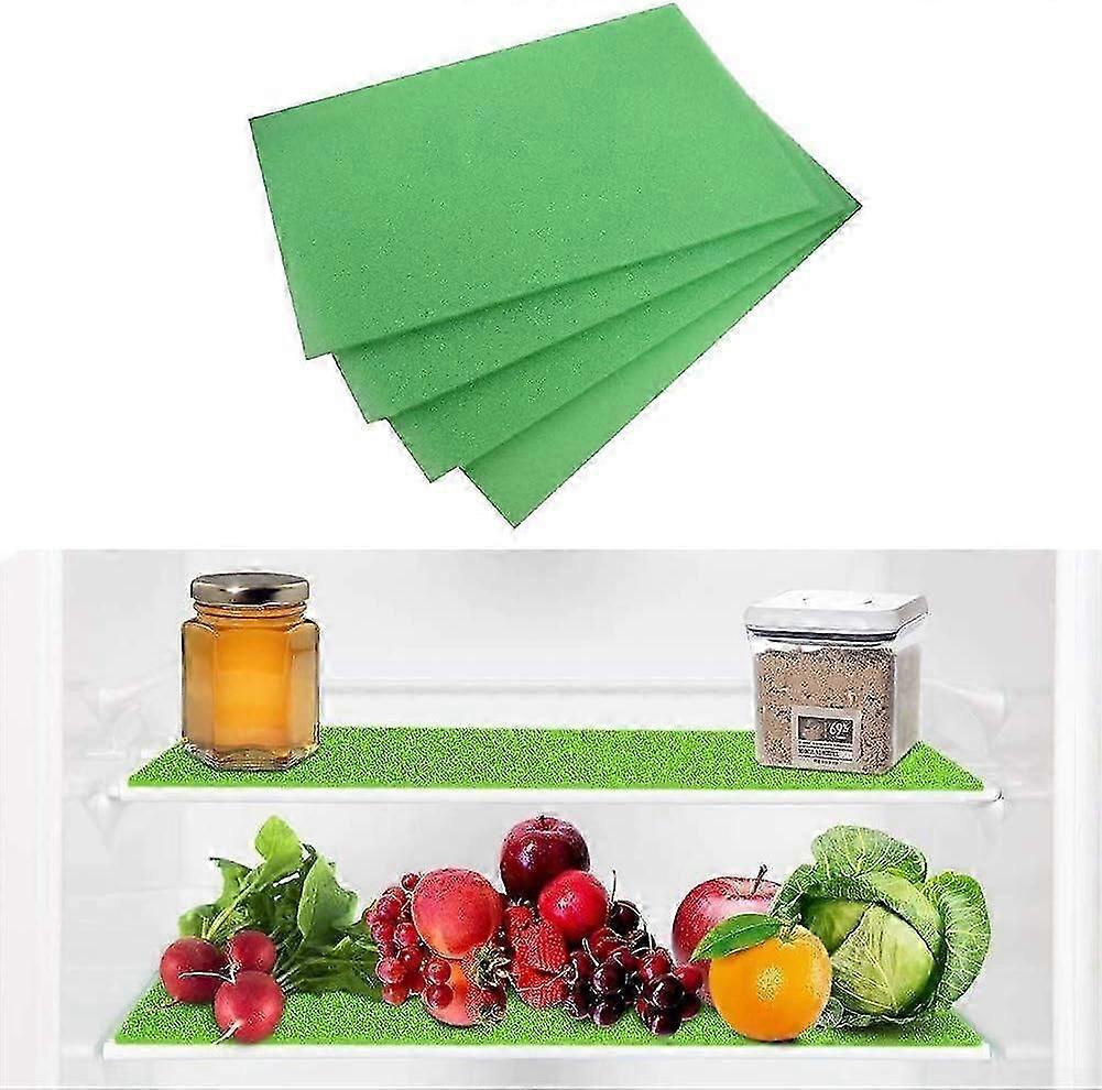 4PCS Refrigerator Sponge Filter compatible with Mildew Proof Vegetable Anti-mildew Pad Kitchen