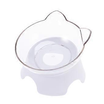 Dog Feeder Ear-Shaped Pet Food Bowl on Stand for 2Pcs Use