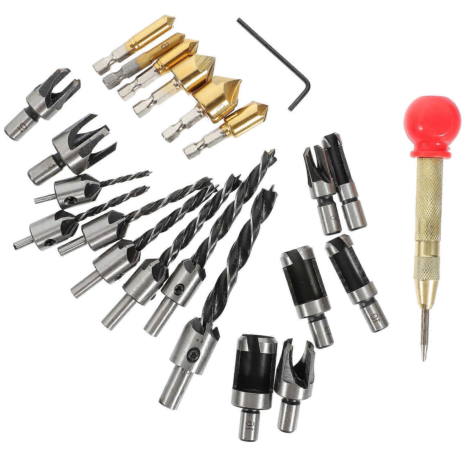 Woodworking Drilling Tools Set for Precise Hole Opening 1Set