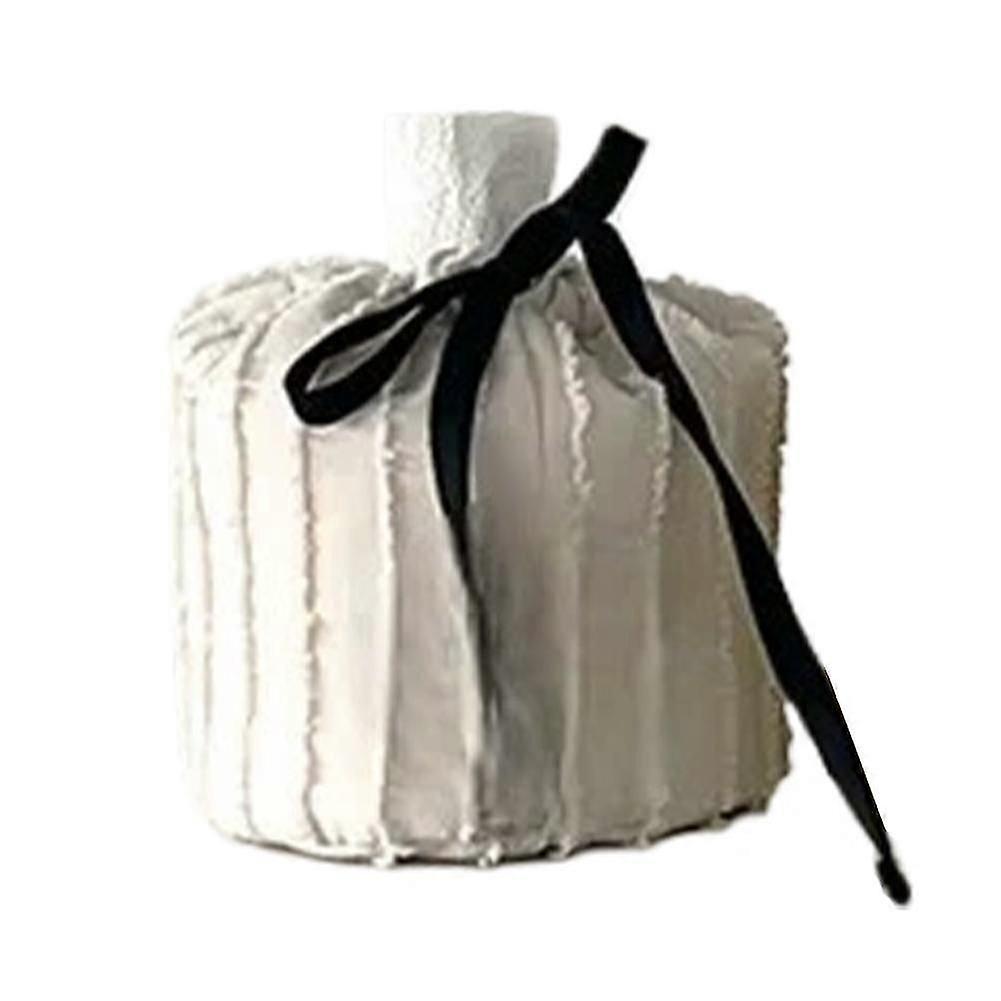 Polyester Tissue Box Cover Small Round/Large Rectangular Decor Home X9R1