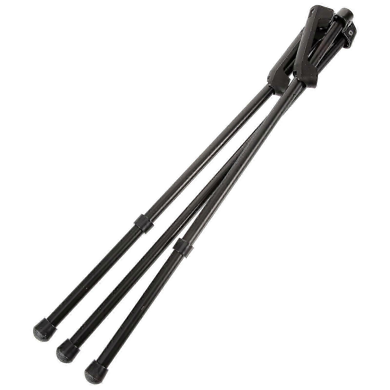Mini Foldable Iron Easel for Display Tabletop Paintings Black