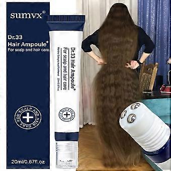 Olejek do masażu skóry głowy z rozmarynem 25 ml, serum wzmacniające włosy z kulką, odżywcza kuracja do suchej skóry głowy, kontroluje wydzielanie sebum i dodaje objętości, regeneruje