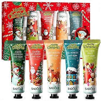 Christmas Hand Cream Set - 5 Travel Size Lotions, Deep Hydration, Variety Scents, Gift-Ready