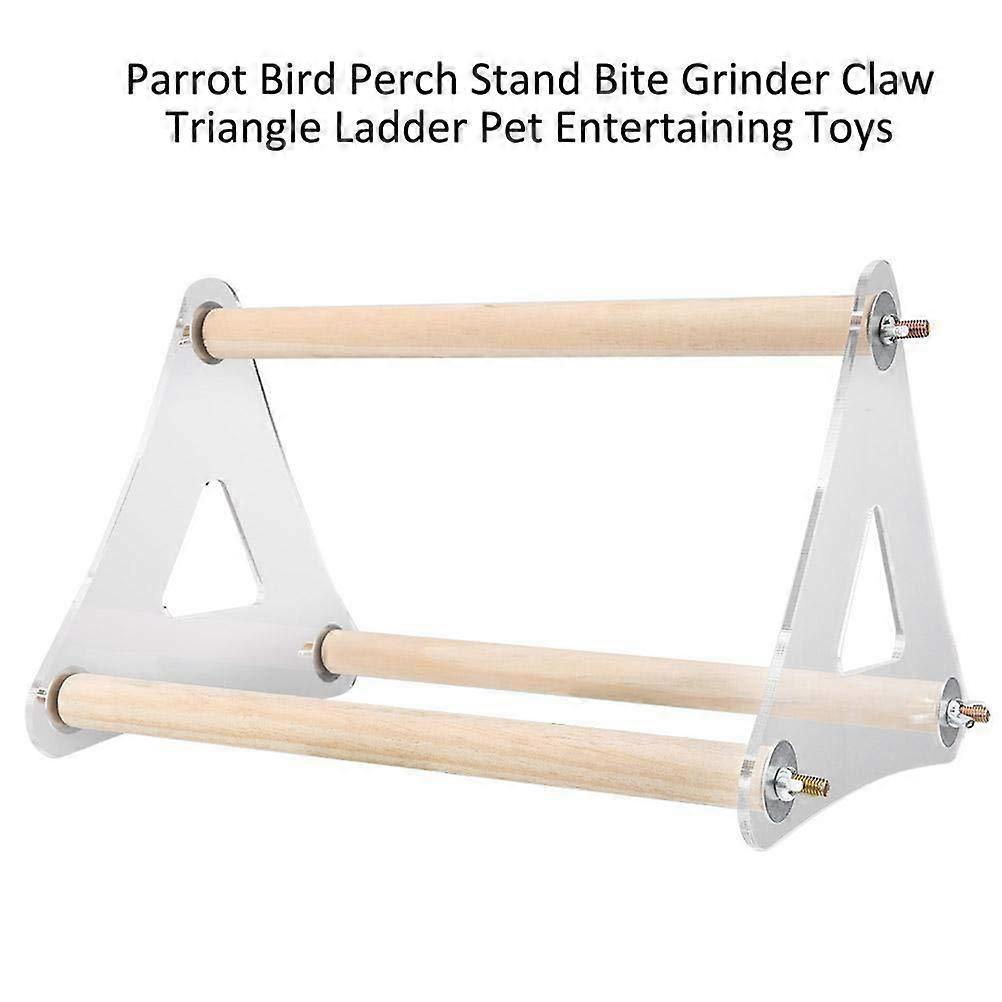 Parrot Stand Bird Parrot Activity Triangular Stand for Exercise