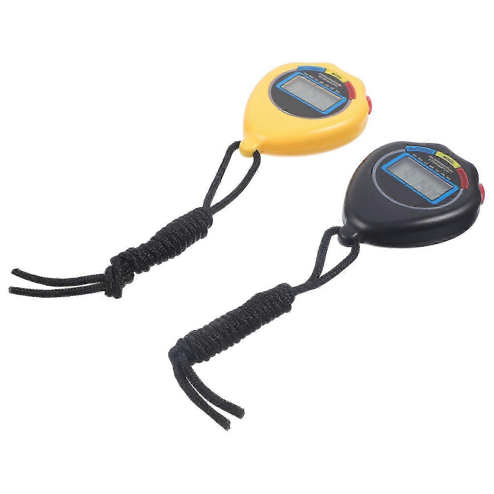 2pcs Multi-function Timer Electronic Digital Timer Sports Timer Large Display Timer Stop Watch
