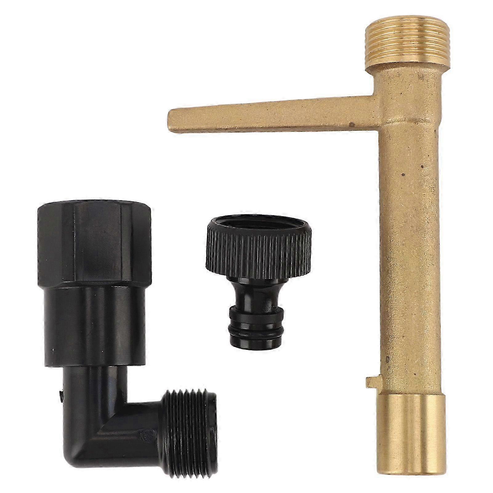 Quick Coupling Valve Key G3/4 Rustproof Brass Quick Coupler Key Garden Hose Underground Irrigation Tool