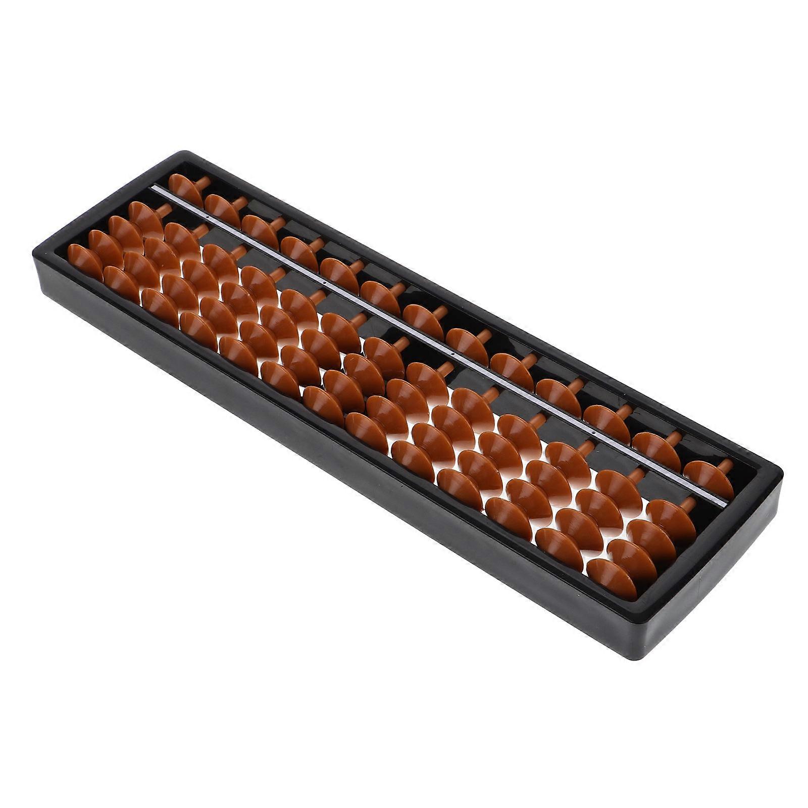 Portable 15-Column Learning Abacus Chines Learning Abacus Tool Arithmetic Tool