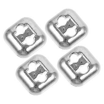 4pcs Metal Shoelace Locks for Sneakers, Durable No Tie Shoelaces with Quick Slip‑On Fit