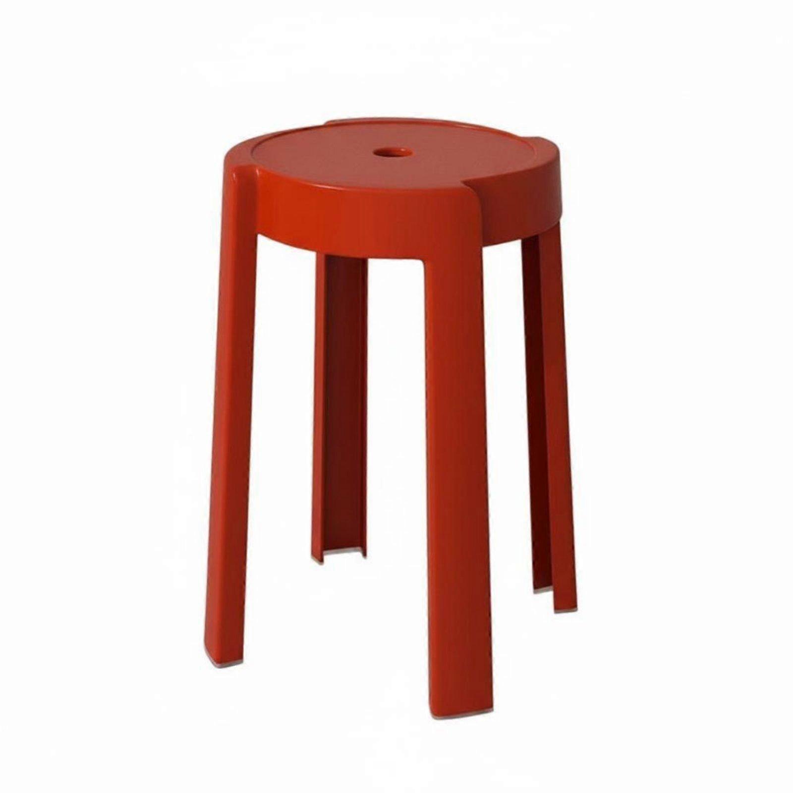 Stackable Round Stool Space-Saving Backless Seat Thickened Design Household