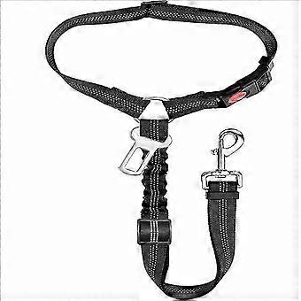 Verstelbare hond auto veiligheidsgordel, huisdier harnas clip gesp ketting, auto reizen hond veiligheidsgordel voor honden huisdier accessoires