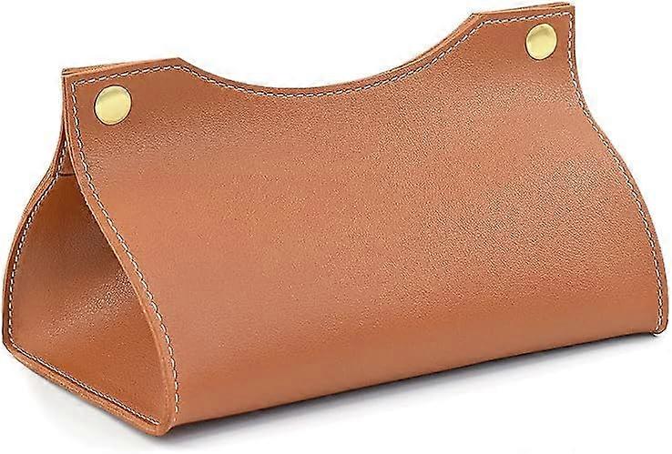 Rectangular Leather Tissue Box, Tissue Dispenser, PU Leather Tissue Ho