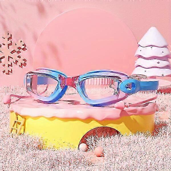 Children's waterproof swimming goggles with compact frames, suitable for multiple scenarios