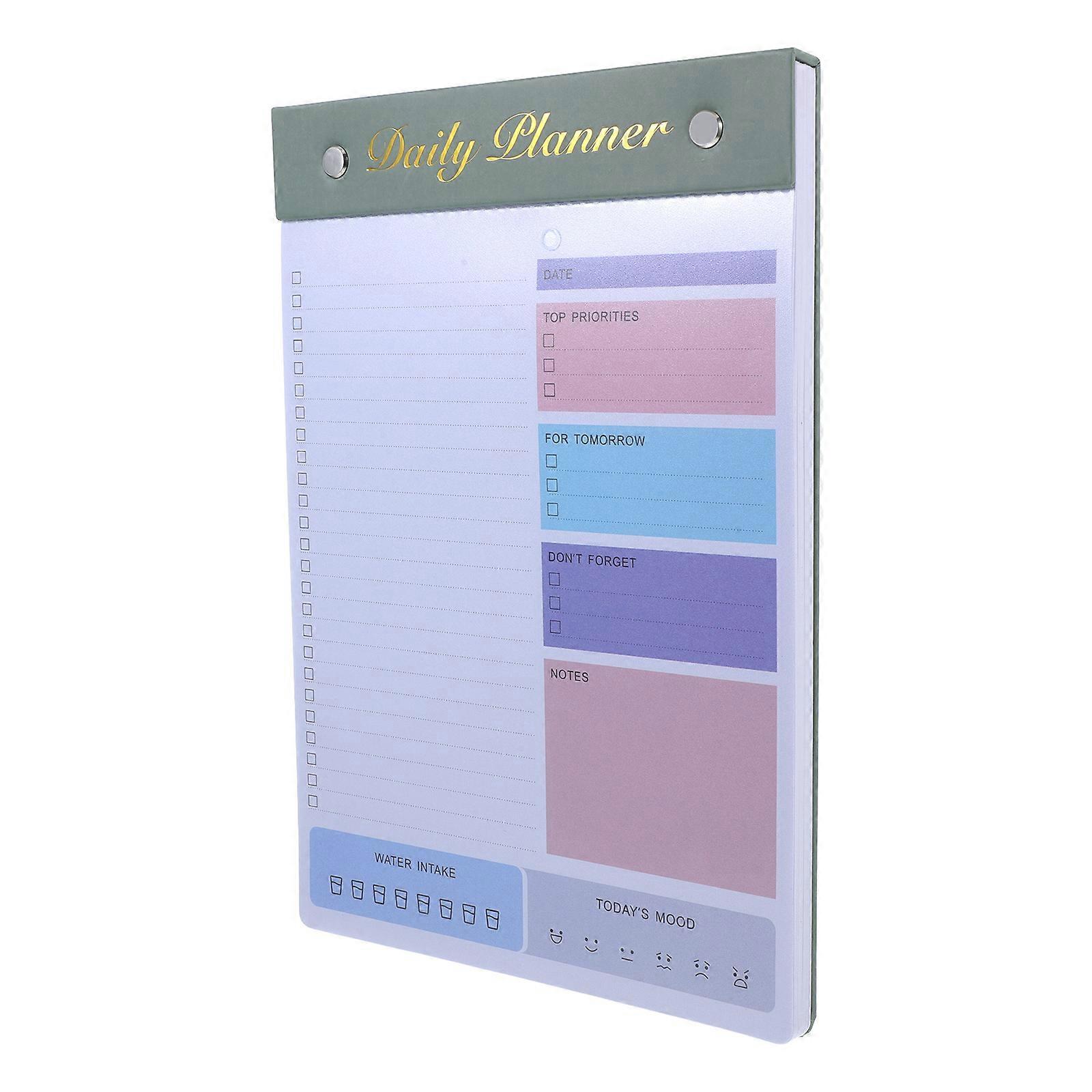 Portable Daily Planner Notepad for Writing Use Tearable Planner Notepad