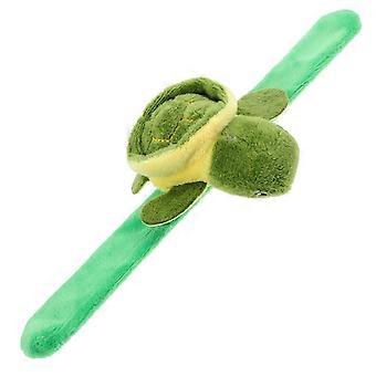 Soft Turtle Plush Slap Bracelet for Kids Animal Party Favor Bracelet