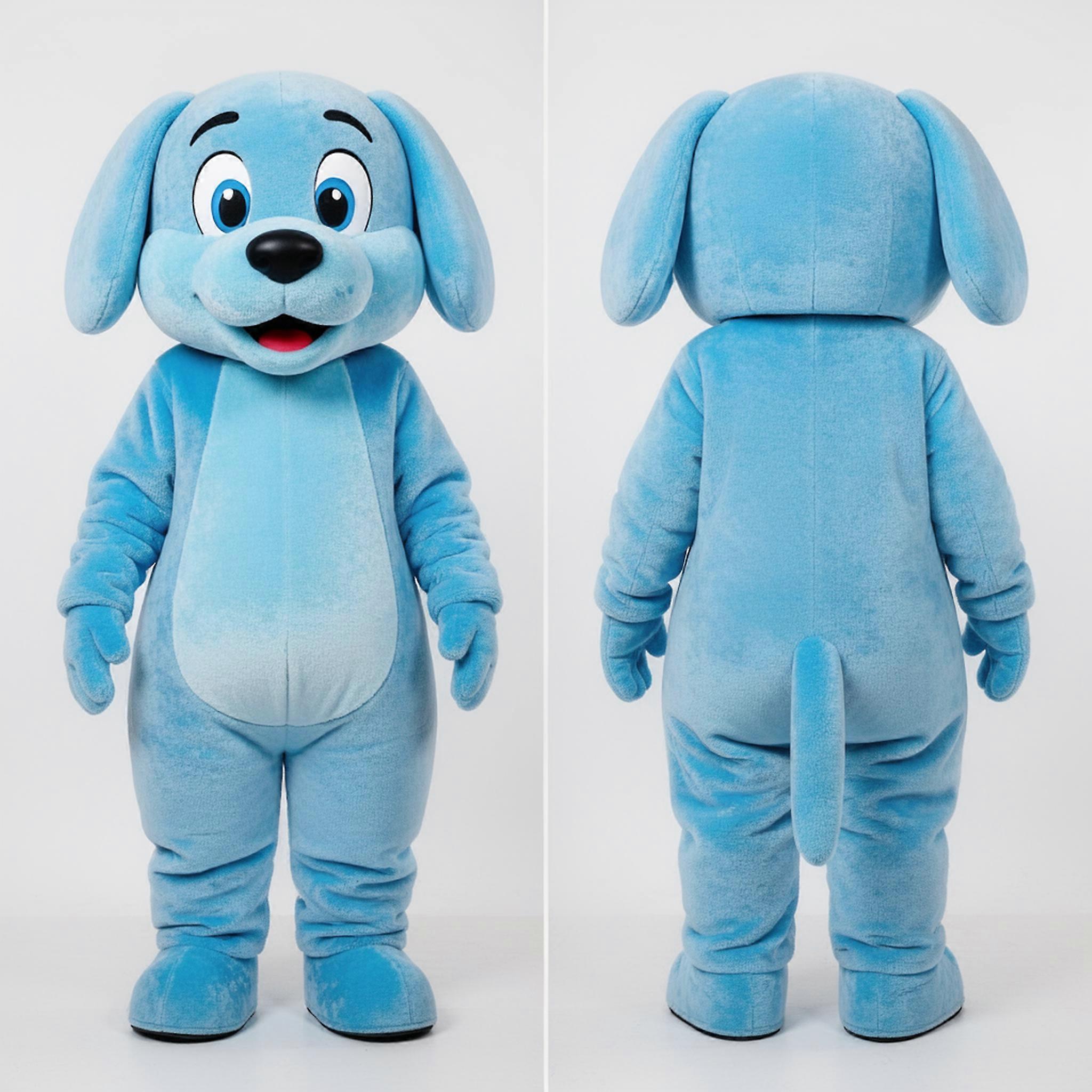 MASTICOT Sky Blue Cuddly Dog Mascot