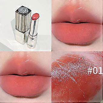 Herorange Lipstick Waterproof Moisturizing Mirror Lipstick Nude Lip Gloss Natural Rouge Balm Long-Lasting Makeup Stick