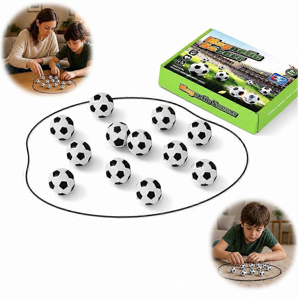 Magnetisches Fußballschachspiel – Strategisches Brettspiel für zwei Spieler fördert Konzentration und Geschicklichkeit