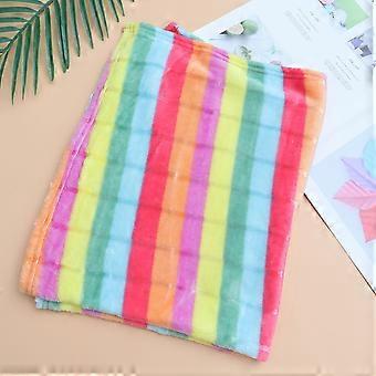Pets Blanket Colorful Flannel Warm Blanket for Keeping Warm
