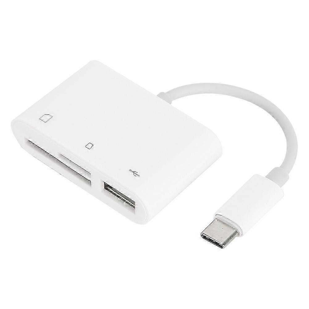 USBC para SD / TF Card Camera Reader Adapter Converter MultiFunction Memory Cable Writer