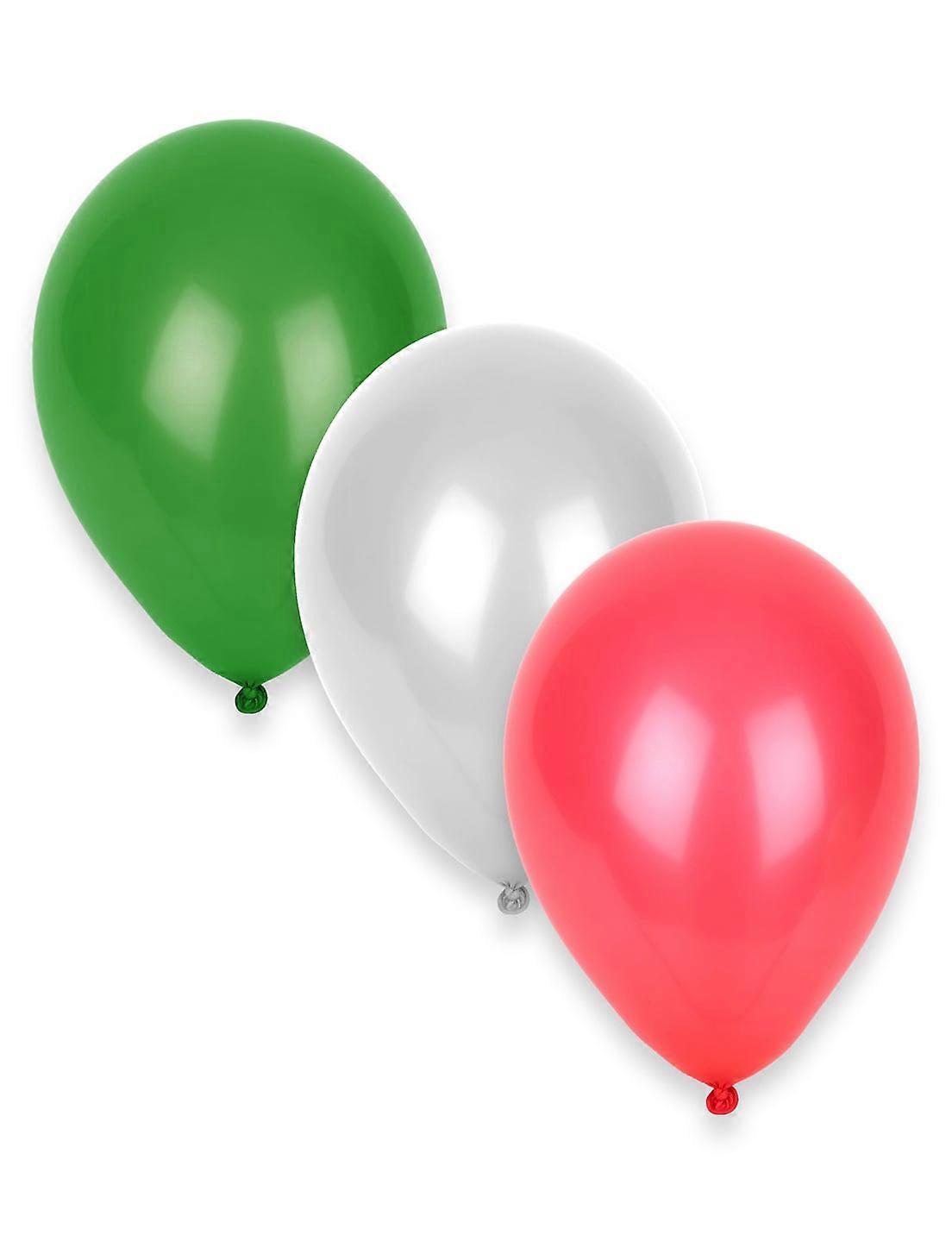 12 Italy Supporter Balloons 27 cm
