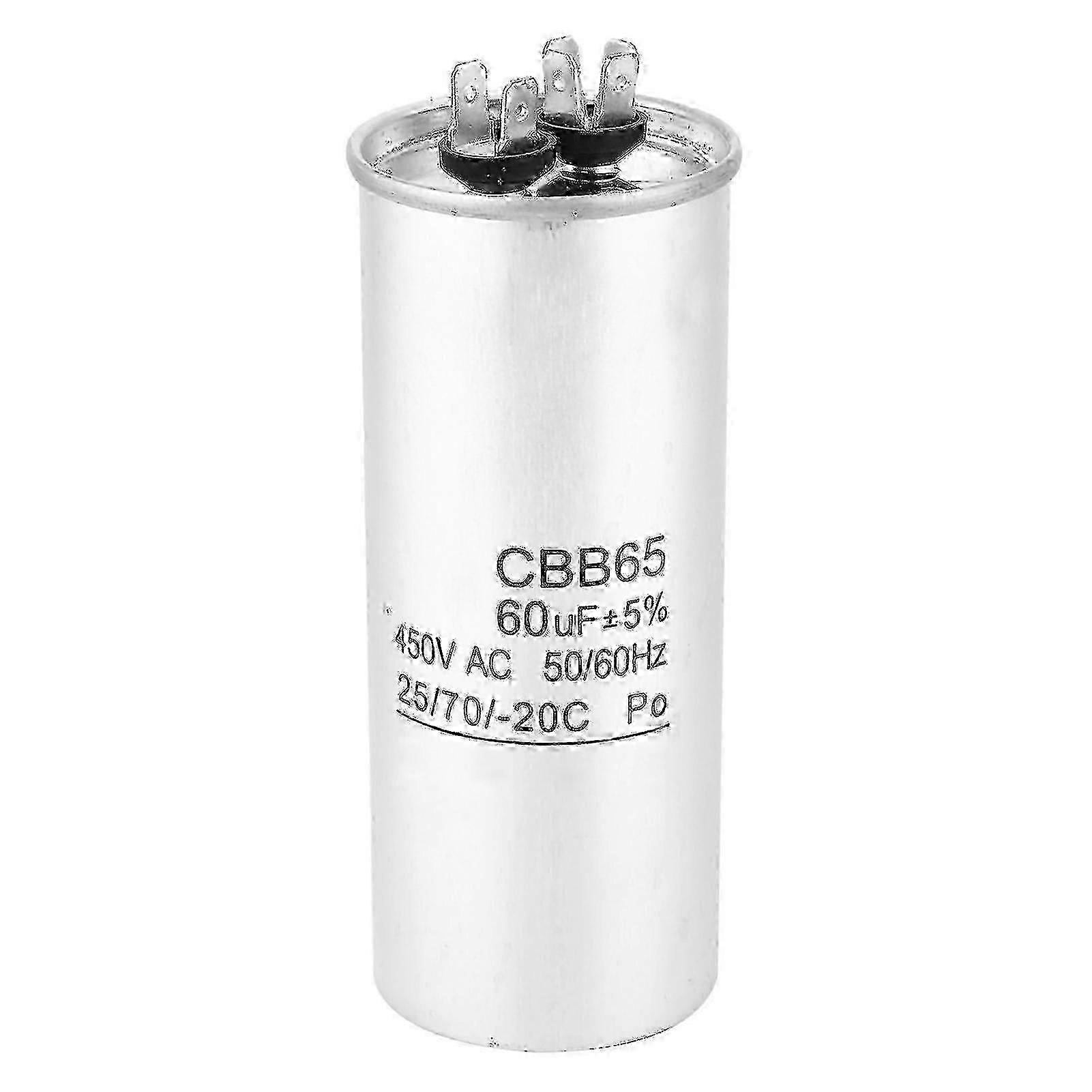 Air conditioner capacitor 60uf 450v CBB65 for compressor motor