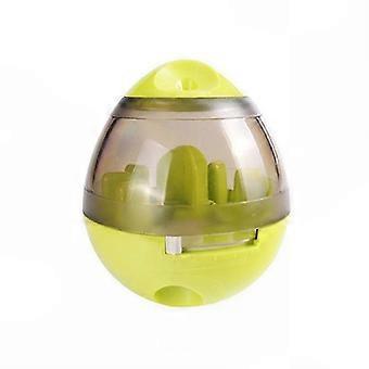 Interactive Food Dispensing Ball, Smart Puzzle Feeder Toy for Dogs and Cats, Green