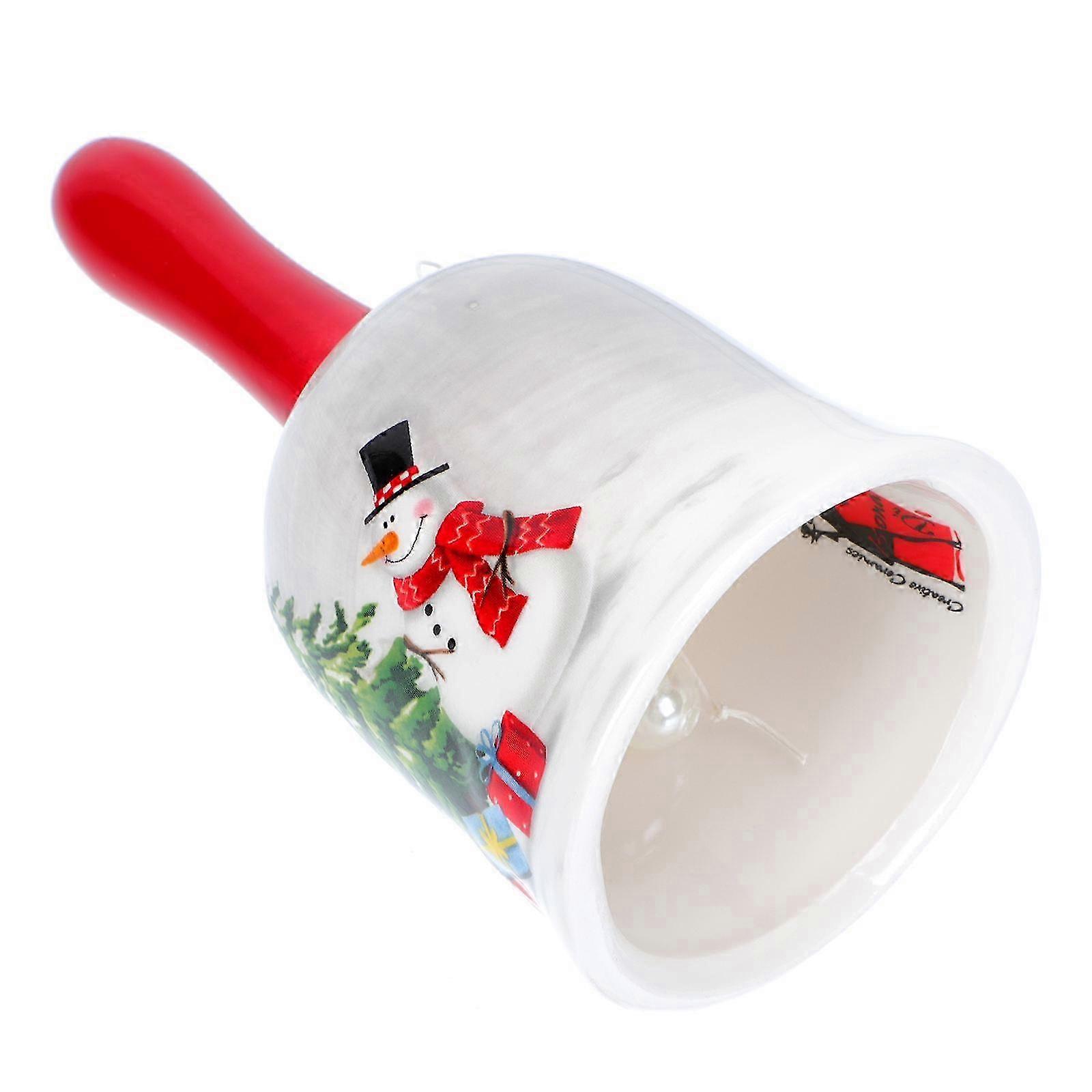 Assorted Color Ceramic Hand Bell for Restaurant 1Pcs Serving Bell