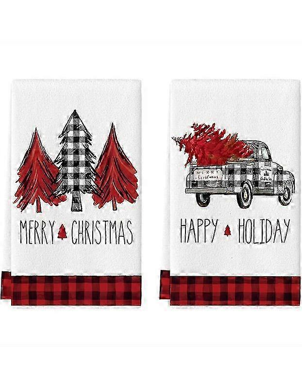 Quick Dry Snowman Dish Towel Festive