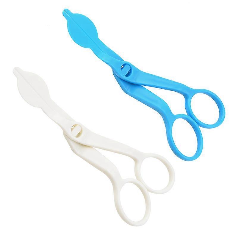 Cake Decorating Scissors Cream Fondant Decorating Scissors DIY Baking Tools Plastic Decorating Transfer Scissors(10pcs)