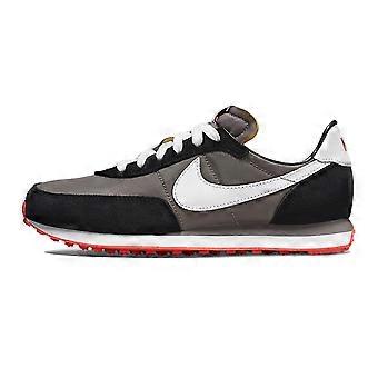 Zapatillas Nike Waffle Trainer 2 color peltre y rojo sirena GS DC6477-005