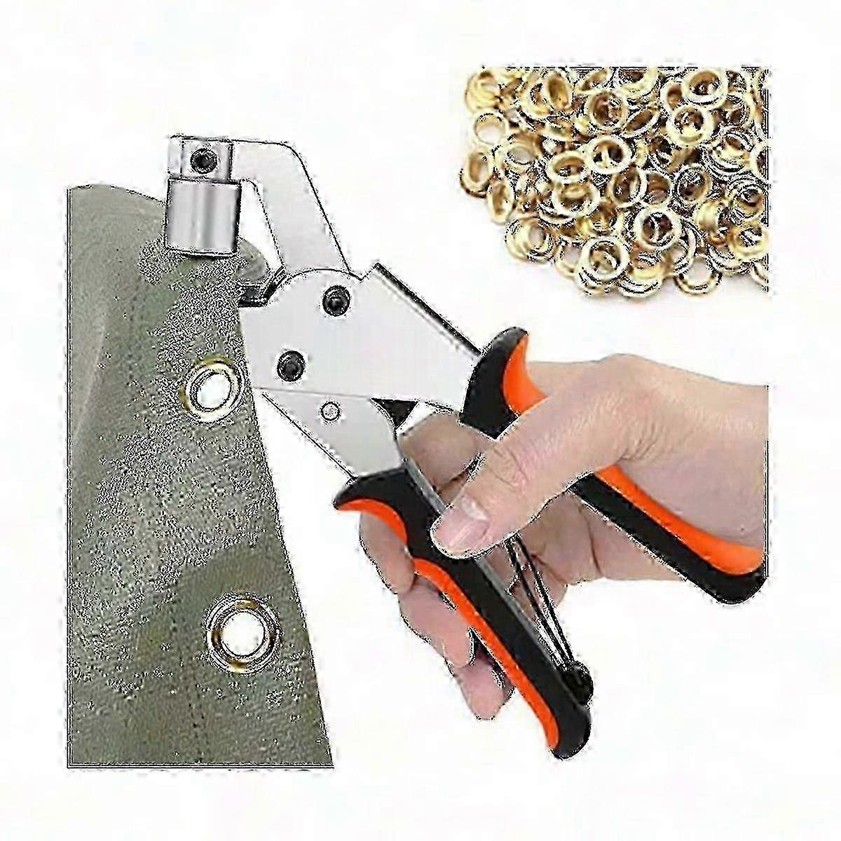 Magnetic 10mm Eyelet Pliers + 300 Eyelets