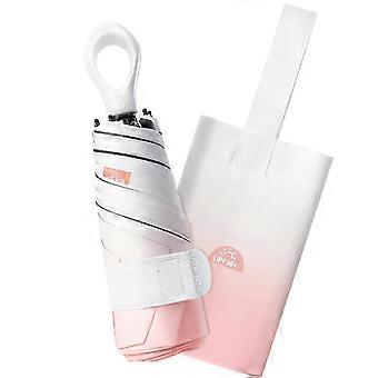 UV Protection Umbrella UPF 50+ Lightweight Folding Travel Compact Umbrella for Women Girls