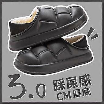 Pantofole in cotone: scarpe invernali unisex impermeabili, calde e morbide, adatte sia per interni che per esterni.
