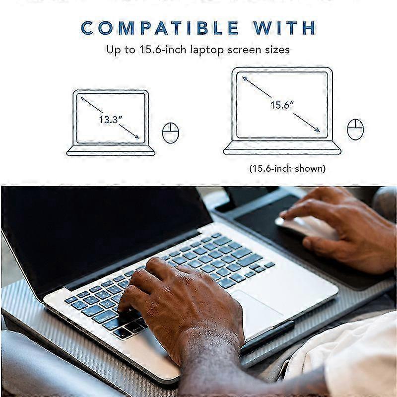 Compact Ergonomic Lap Desk With Integrated Accessories