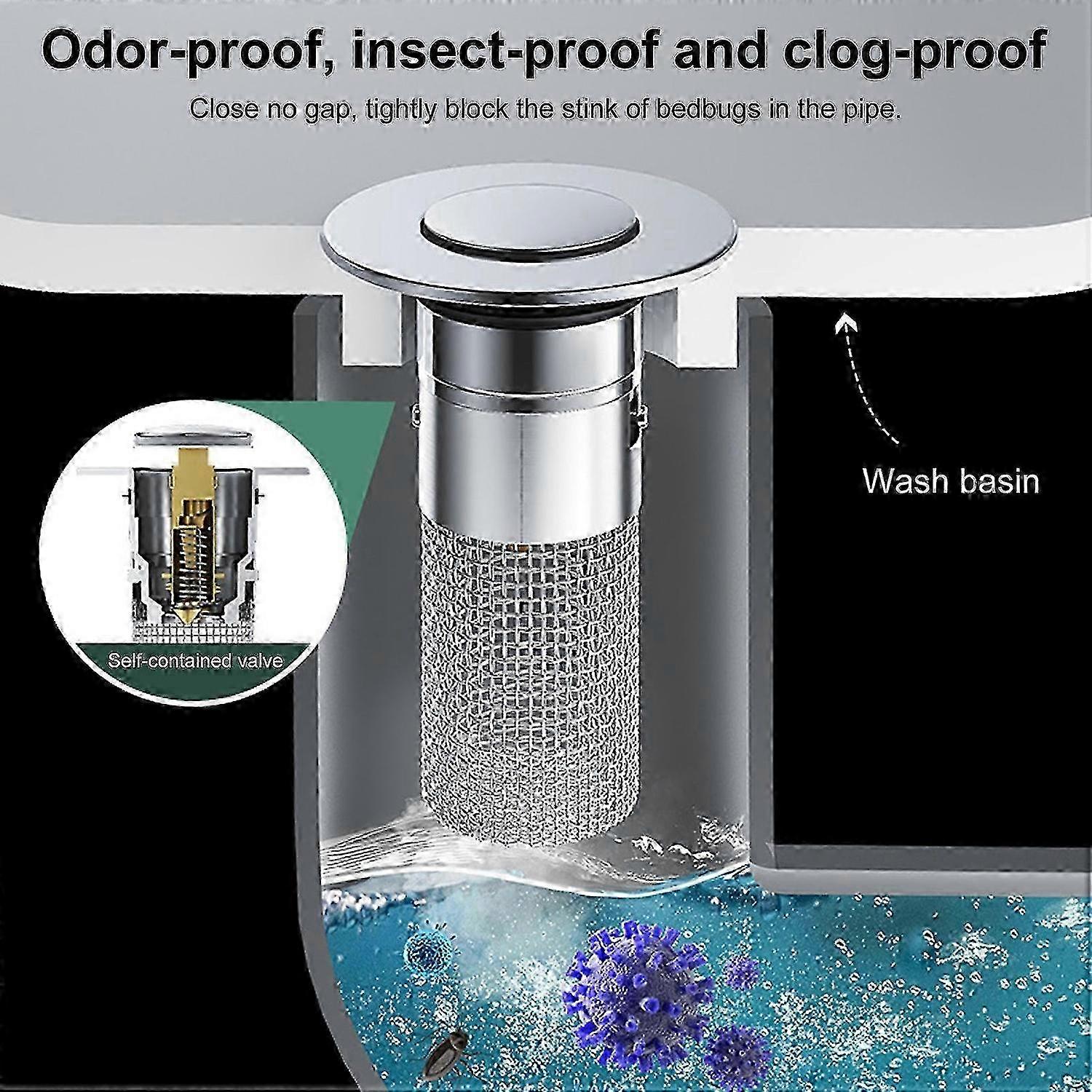 Stainless Steel Universal Drain Stopper