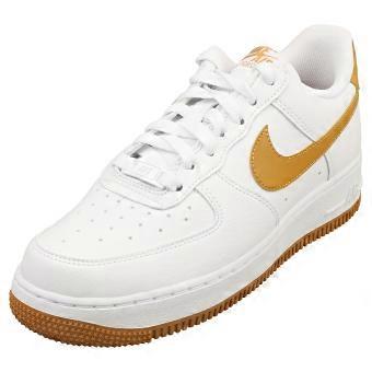 Nike Air Force 1 07 Next Nature Womens Fashion Trainers in White Flax