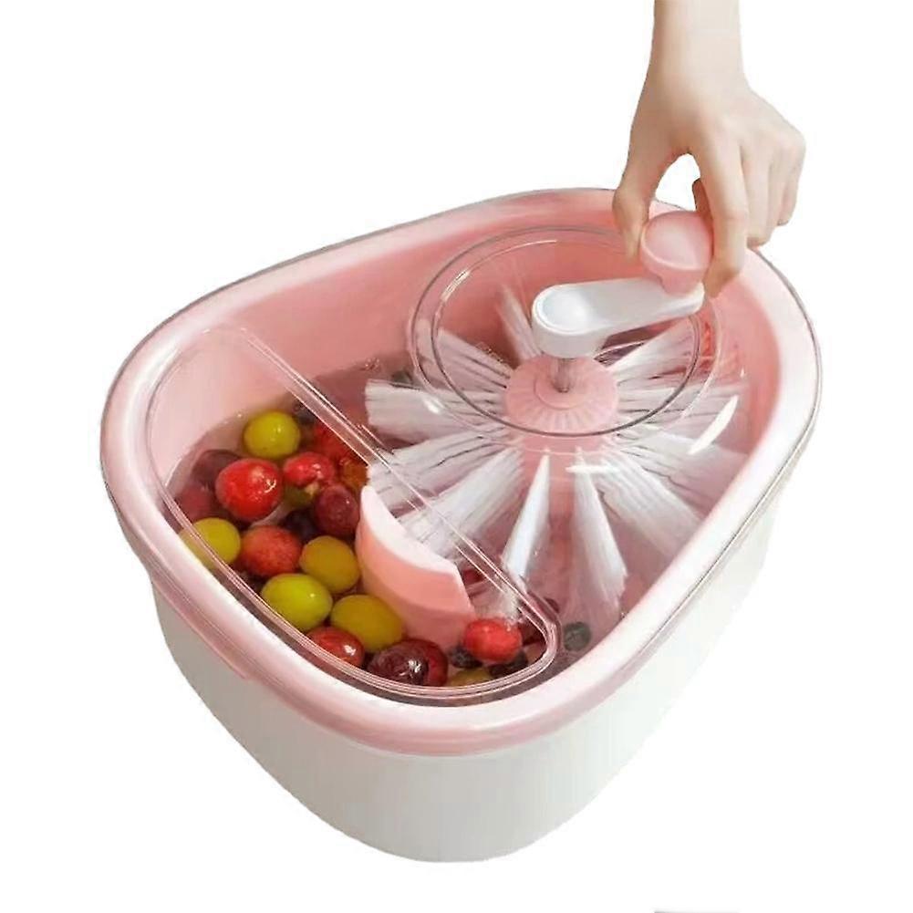 Manual Fruit Washer With Vortex Spin