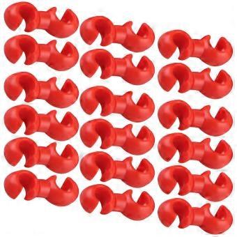 Bicycle Cable for Brake Use 100Pcs Red Plastic Material