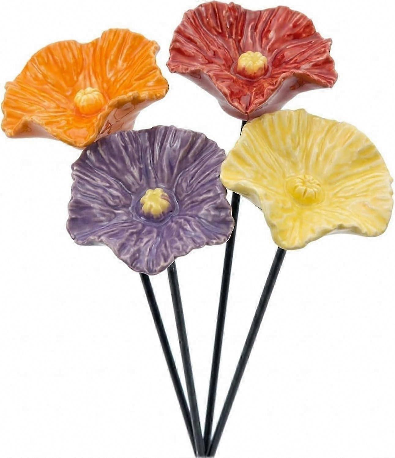 Ceramic Poppy Bee Watering Station