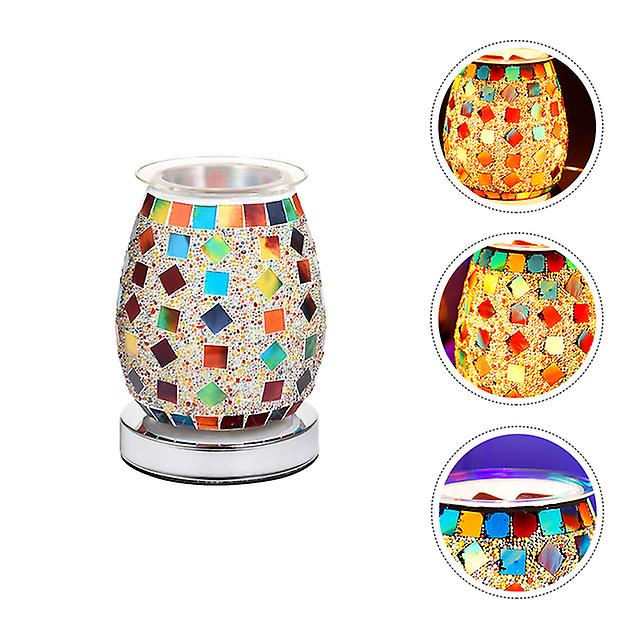 1 Pc Durable Portable Essential Oil Diffuser Night Light 3d Glass Fragrance Lamp For Office Home