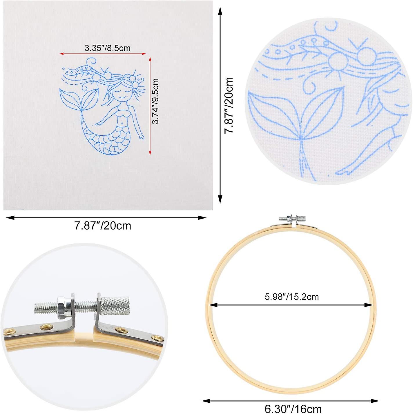 Kit De Broderie Papillons Pour Adultes Débutants - Broderie Créative Facile