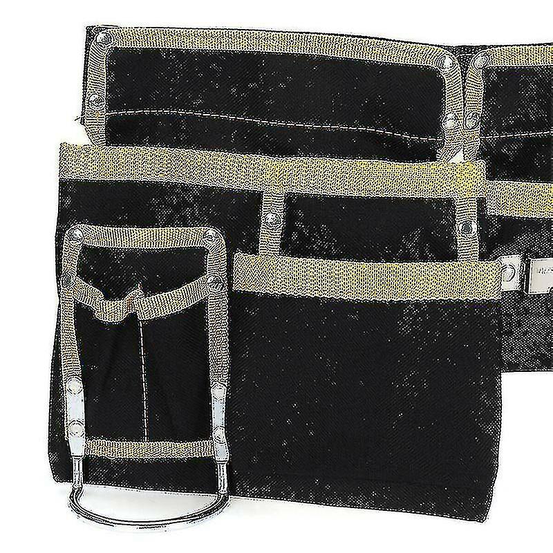 Double Tool Belt Heavy Duty Joiners Carpenter Builders Nails Pouch Storage Bag