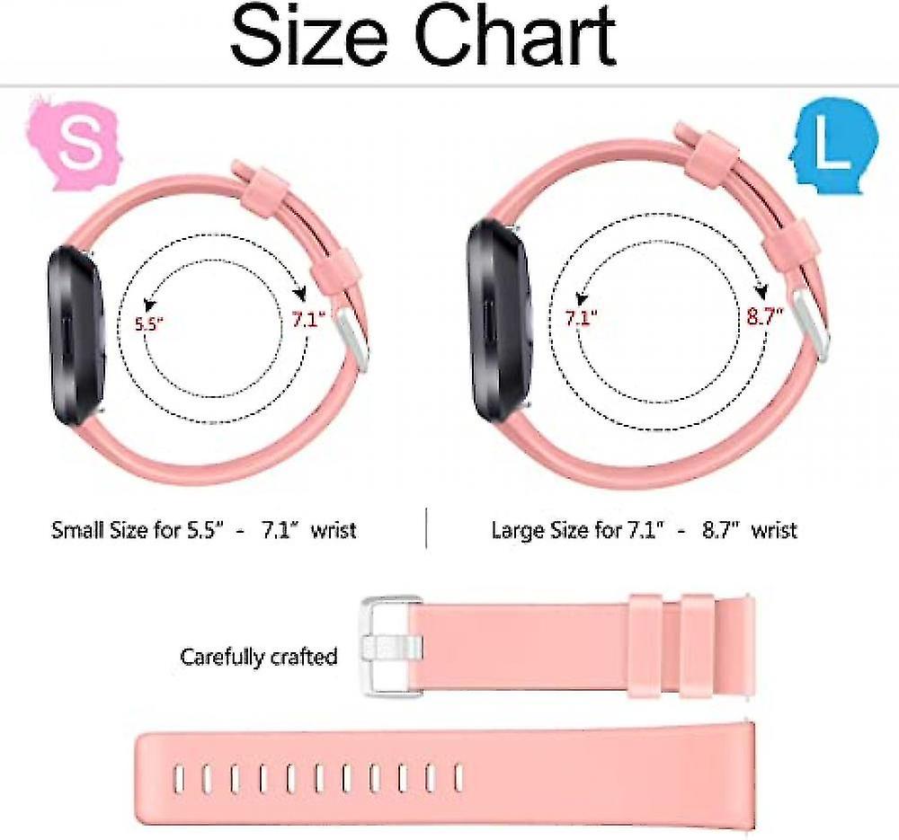 Cinturino In Silicone Morbido Per Fb Versa 1/Versa 2/Versa Le Cinturino Sportivo Colorato Per Cinturino Fb Versa 2 Versa SE - Foto 7