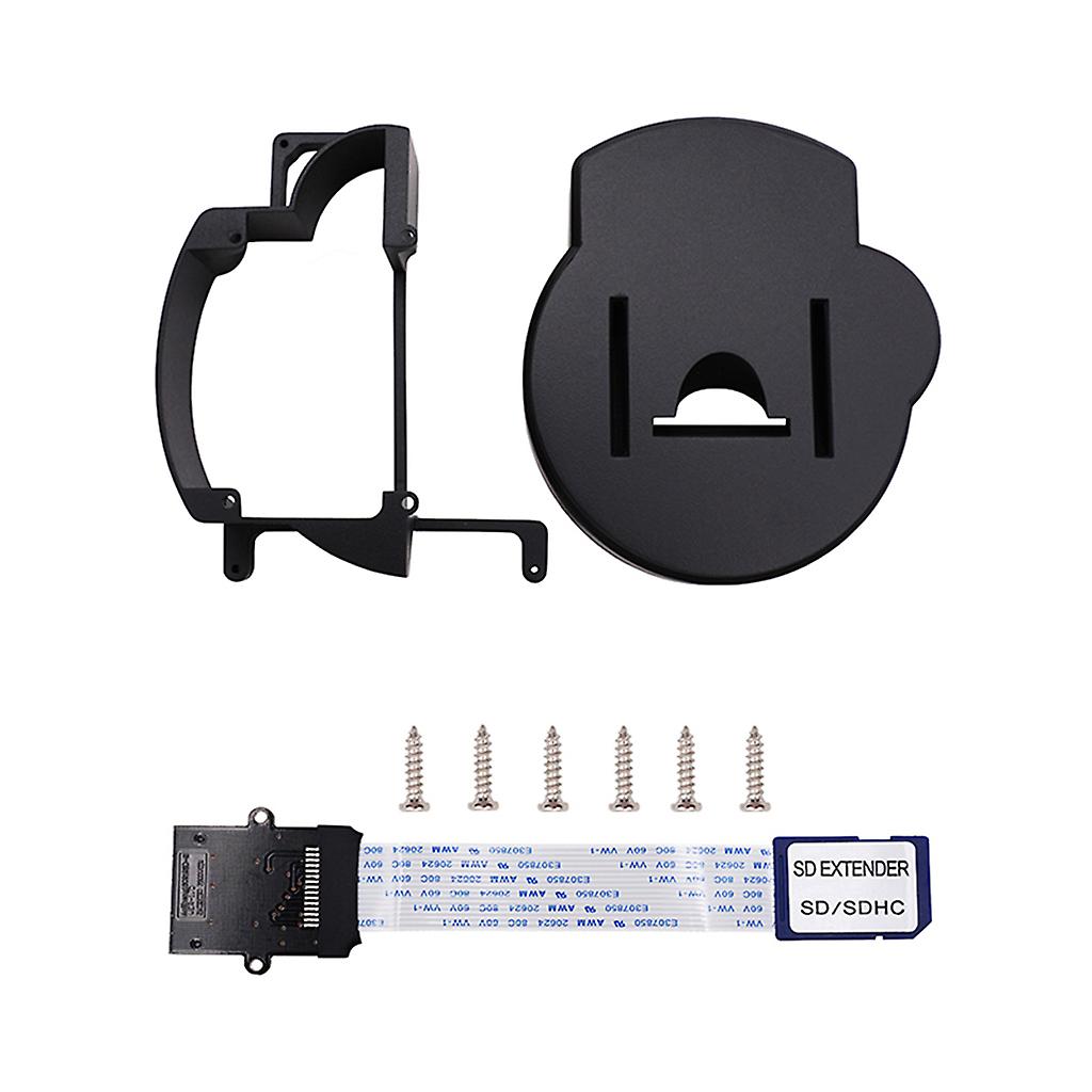 3D Print Mount Kit with SD Card Extend Cable Adapter/Screwdriver for GC Loader