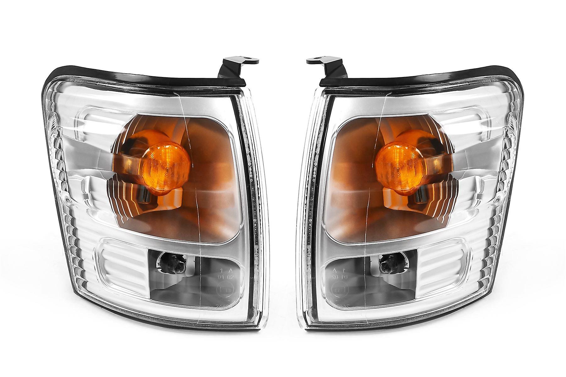 Front Indicator Set Clear For Toyota Hilux 01-05