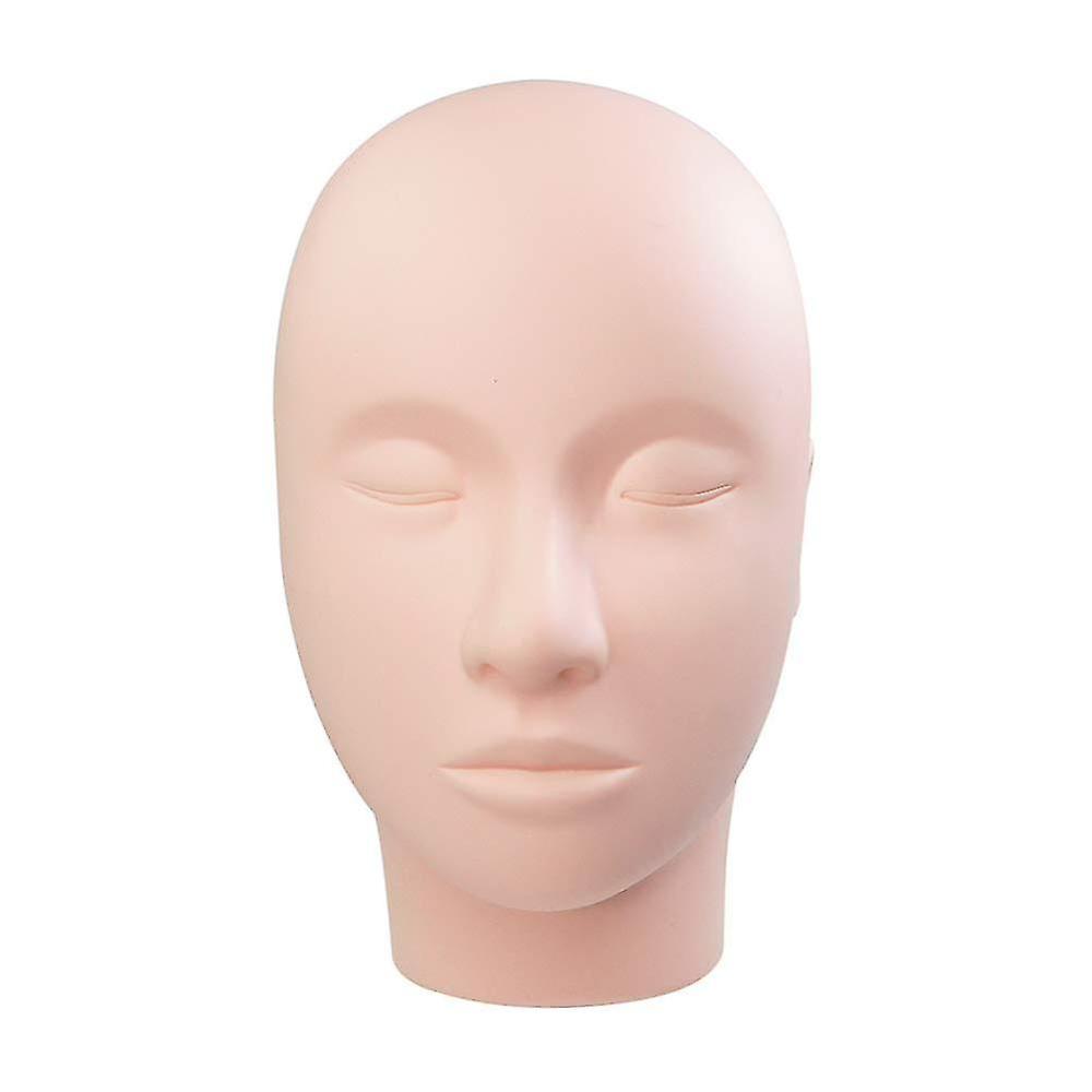Lash Mannequin Head, Practice Training Head,for Make Up And Lash Extention,cosmetology Doll Face Head,soft-touch Rubber