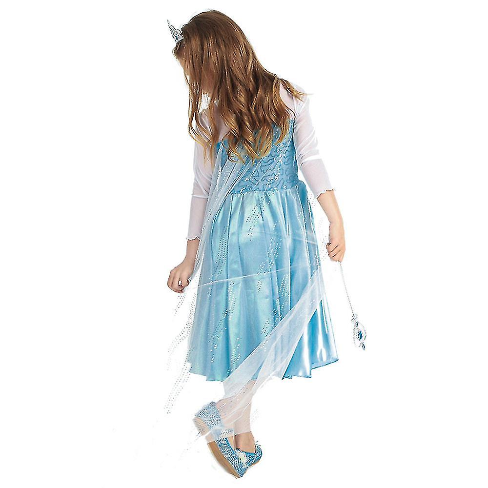Elsa Robe Filles Princesse Robe Costumes