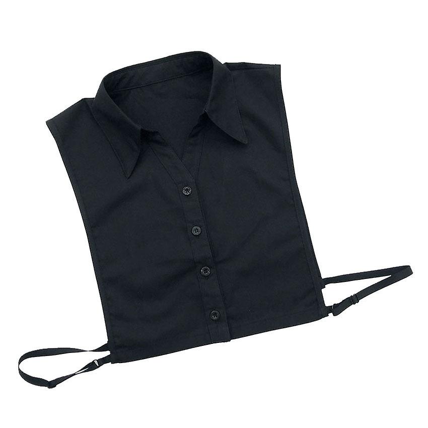 Faux col pour femmes détachable demi-simple style mode porter blanc fait par vous-même